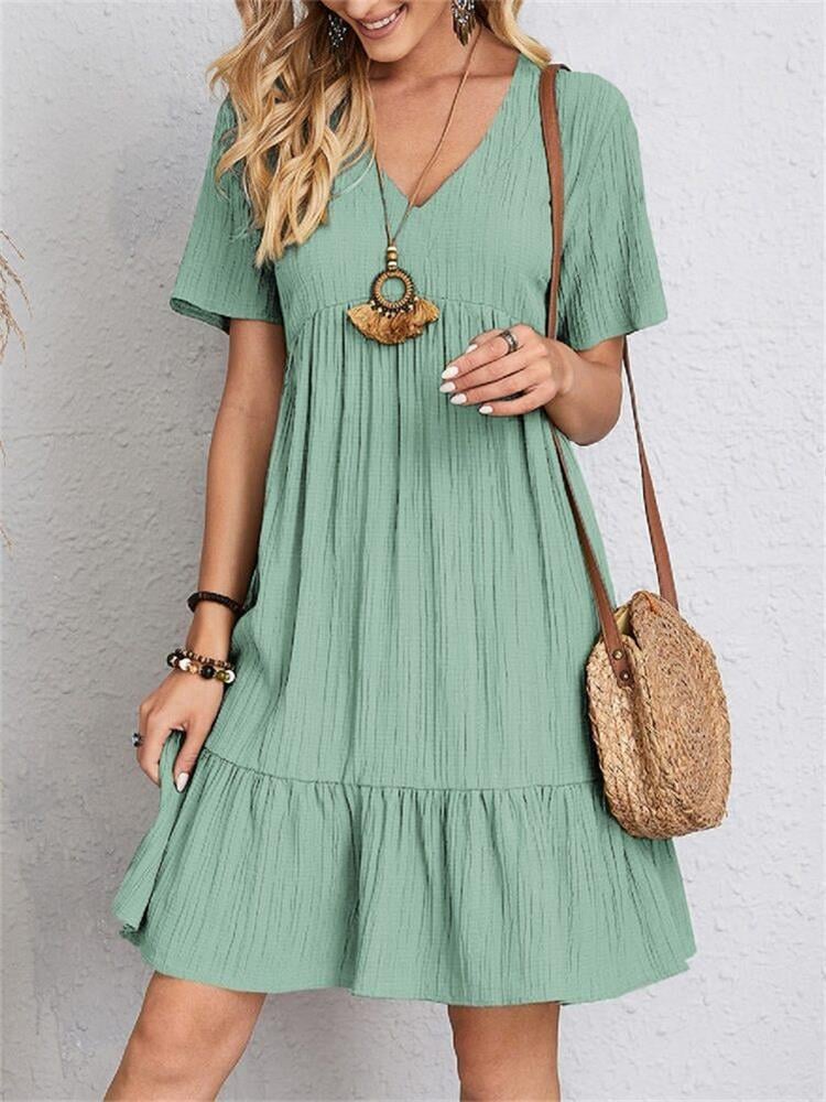 Cassimok.com Bohemian V-Neck Vintage Dresses - Your Perfect Summer Style