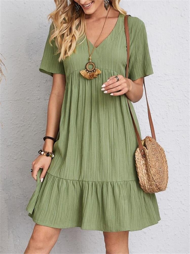 Cassimok.com Bohemian V-Neck Vintage Dresses - Your Perfect Summer Style