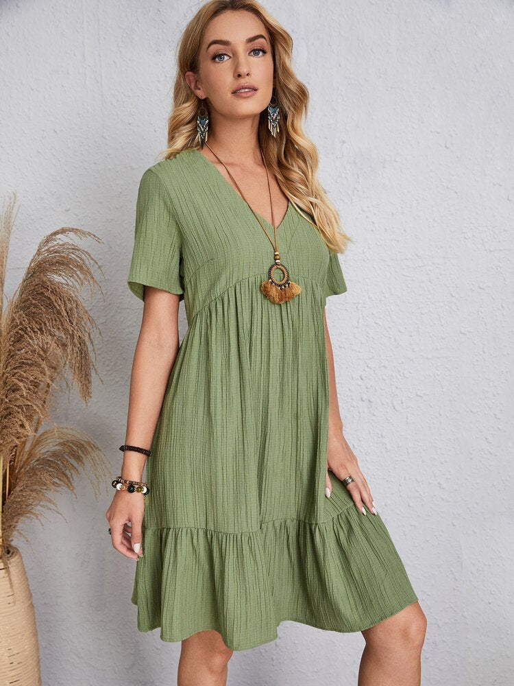 Cassimok.com Bohemian V-Neck Vintage Dresses - Your Perfect Summer Style