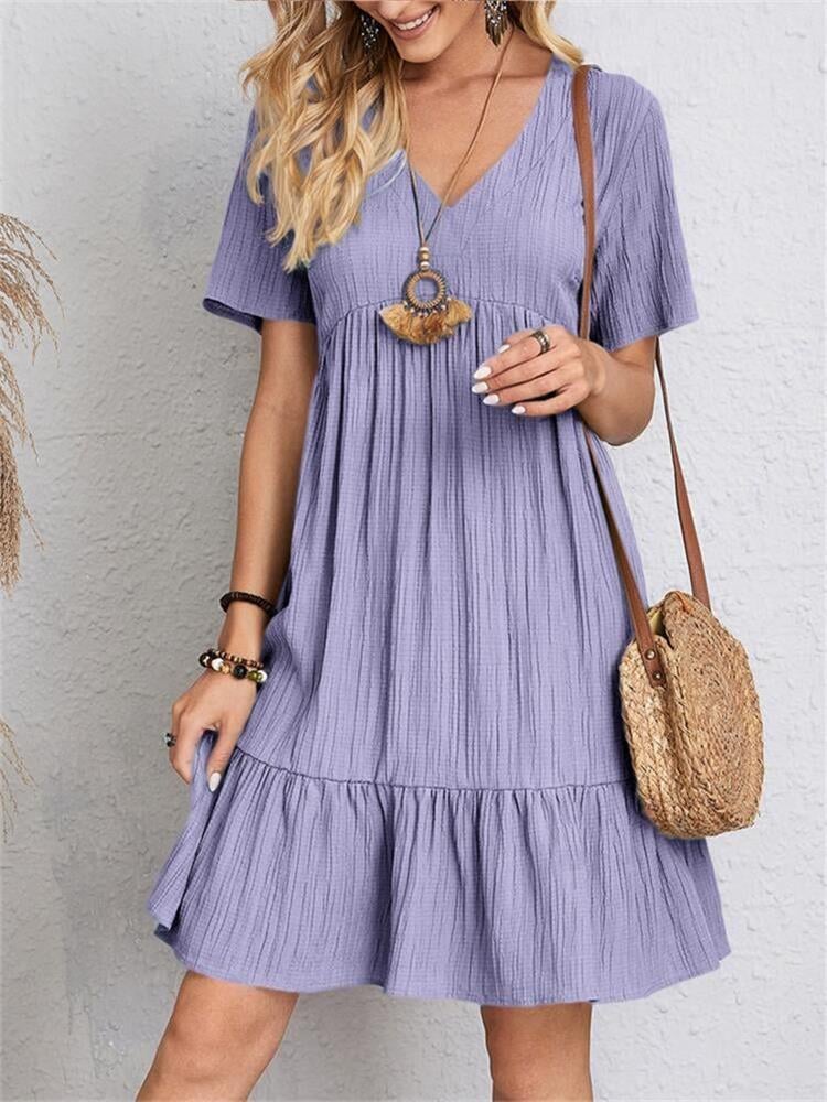 Cassimok.com Bohemian V-Neck Vintage Dresses - Your Perfect Summer Style