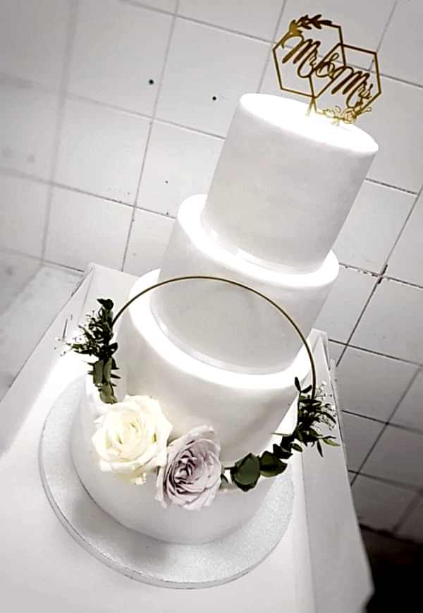 Wedding cake pâte à sucre