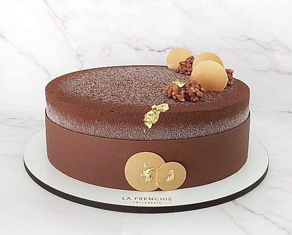 Entremet poire chocolat